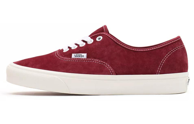 Vans Authentic Wear-Resistant Non-Slip Minimalistic Casual Skate Shoes Deep Red VN0A5HZS9G8