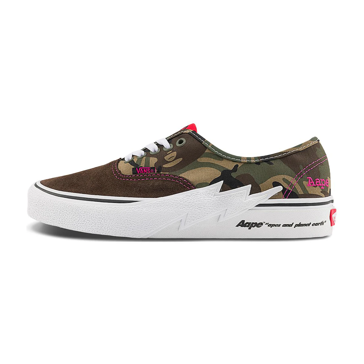 Beli AAPE x Vans Authentic 'Bolt Green Camo' VN000BWCCMA Novelship