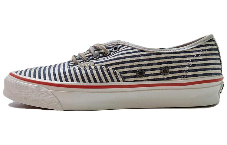 Vans Authentic x Nigel Cabourn Shoes 'Black White Red' VN0A5FBDBX91