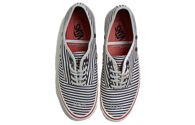 Order Vans Authentic × Nigel Cabourn 黒白赤 VN0A5FBDBX91