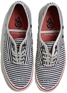 Nigel Cabourn x Vans Authentic 防滑耐磨 低幫 板鞋 男女同款 黑白紅 Order Nigel Cabourn x Vans Authentic 防滑耐磨 低幫 板鞋 男女同款 黑白紅