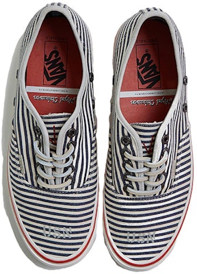 Vans Authentic × Nigel Cabourn 黒白赤 VN0A5FBDBX91 Order Vans Authentic × Nigel Cabourn 黒白赤 VN0A5FBDBX91