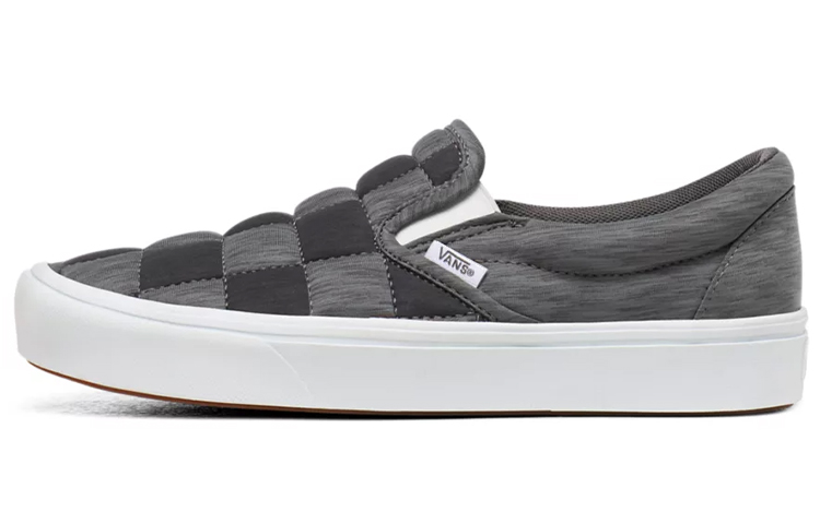 Buy 自閉症認識 x Vans Slip-on 聯名款 潮流萬用 格紋 低筒休閒板鞋 男女同款 灰色