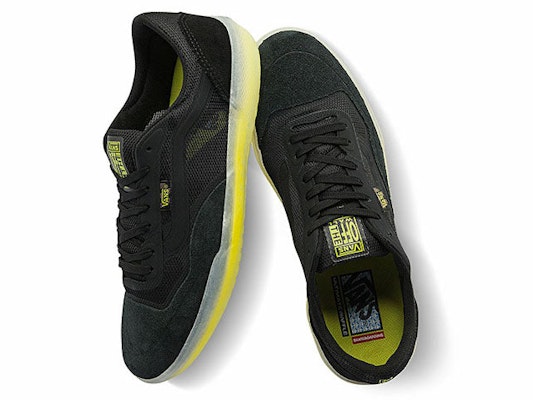 Vans Ave 職業 低幫 板鞋 男女同款 黑黃 Shop Vans Ave 職業 低幫 板鞋 男女同款 黑黃