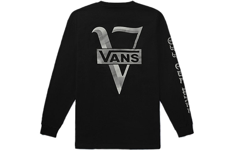 Vans AVE Pro Unisex Black Printed Casual Sports Sweatshirt VN0A4MUSBLK