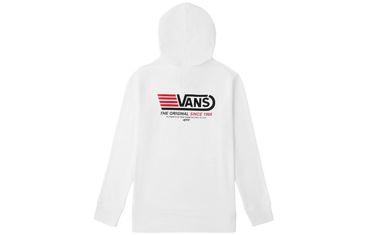 Vans Back Logo Print Hoodie White (Unisex) VN0A4MMKWHT