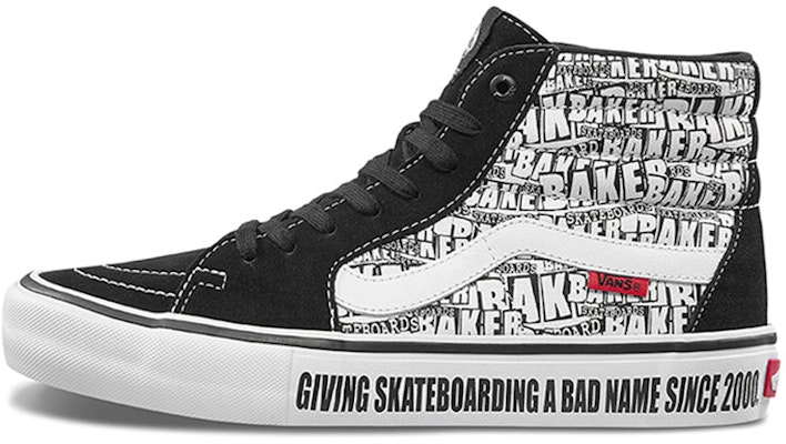 Vans SK8 HI Pro 高筒 滑板鞋 男女款 黑白塗鴉 Buy Vans SK8 HI Pro 高筒 滑板鞋 男女款 黑白塗鴉