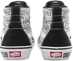Vans Baker SK8-Hi Pro 'Hitam Putih' VN0A45JDV0B Shop Vans Baker SK8-Hi Pro 'Hitam Putih' VN0A45JDV0B