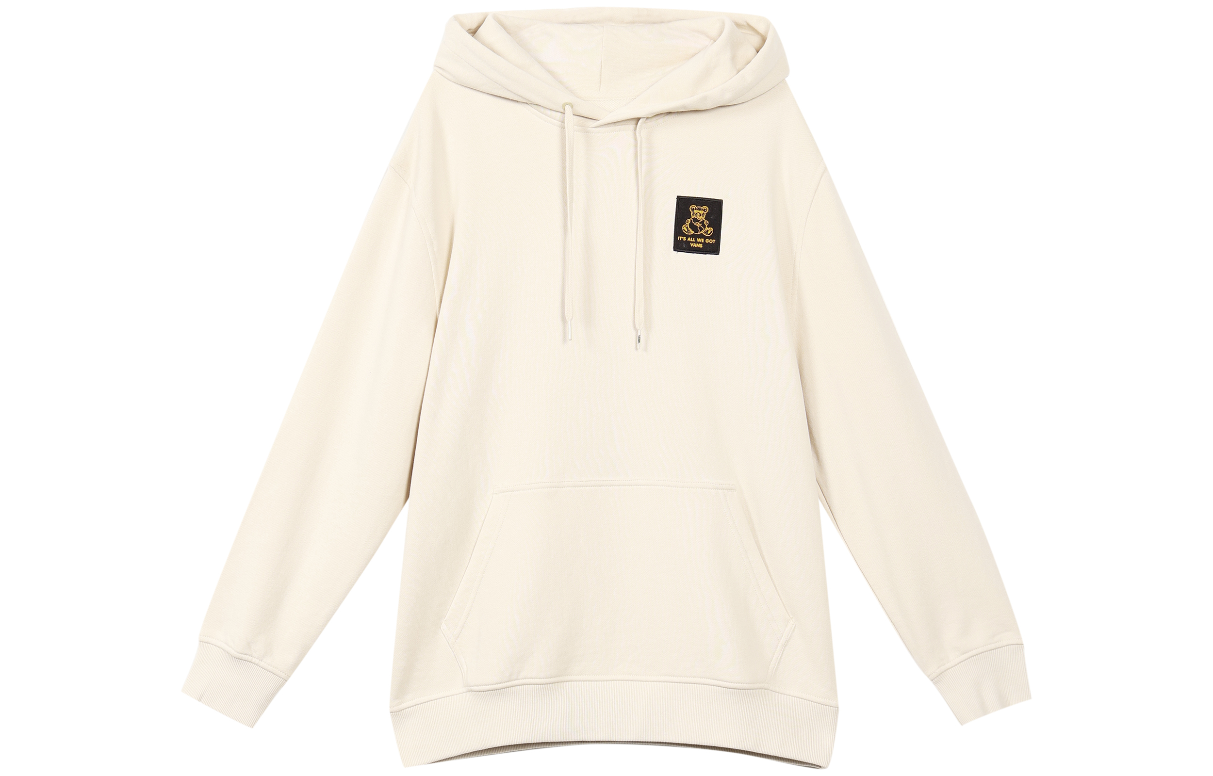 Vans Bear Letter Print Hoodie Pullover Unisex Off-White VN0A54M72N1