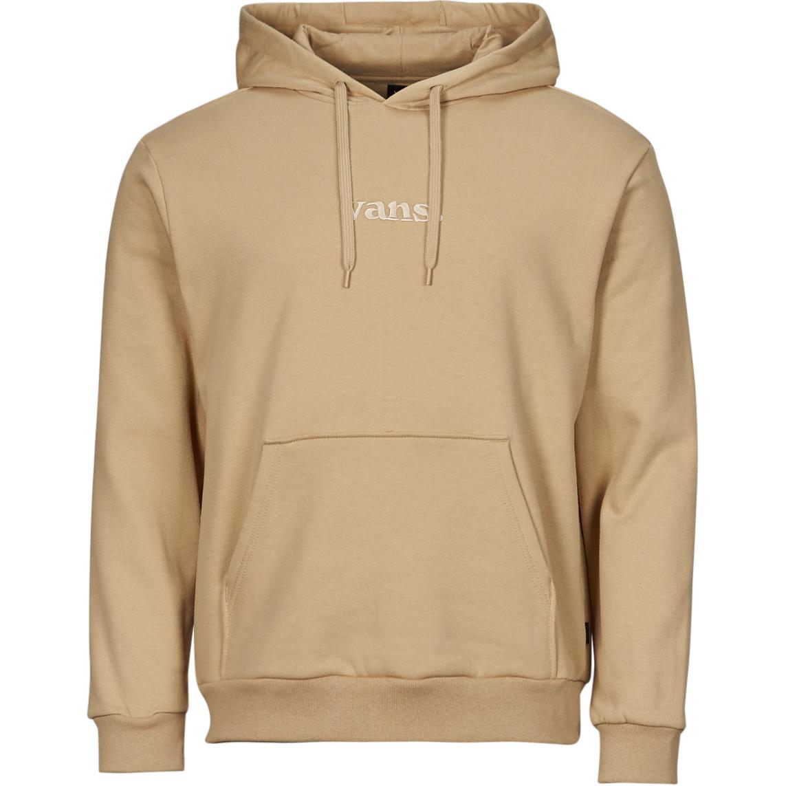 Vans Beige Loose-Fit Letter Print Hoodie Long Sleeve Sweatshirt VN000H8Z4MG1