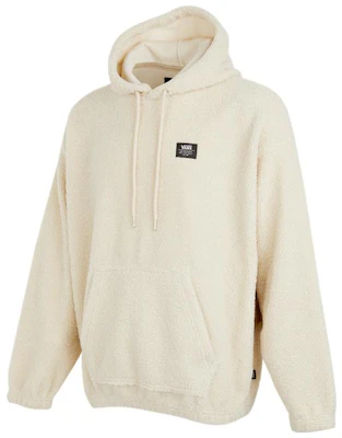Vans Beige Sherpa Hoodie with Logo Patch Unisex Long Sleeve Fall Collection VN0A54O52N1 Buy Vans Beige Sherpa Hoodie with Logo Patch Unisex Long Sleeve Fall Collection VN0A54O52N1