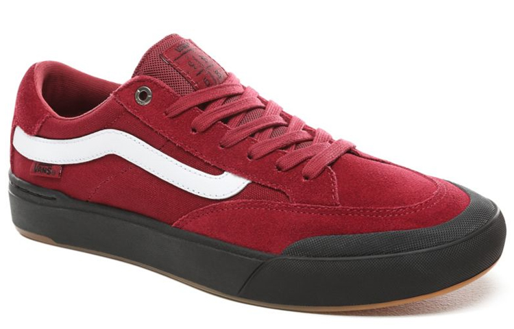 Lookbook Vans Berle Pro 滑板鞋 男女皆宜 紅黑色