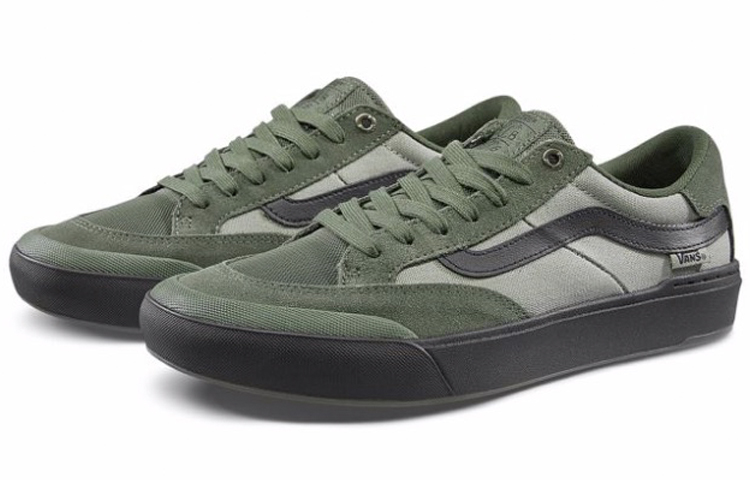 Order Vans Berle Pro Lage Retro Skate Schoenen Unisex Groen Colorblock Casual VN0A3WKXKCZ