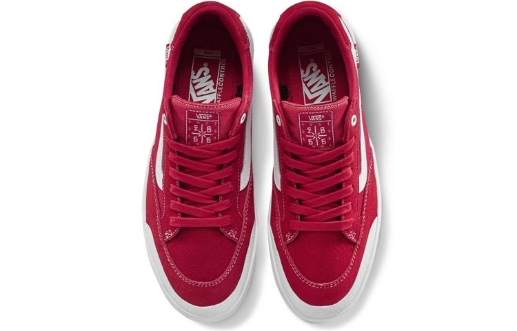 Shop Vans Berle Pro 红白色滑板鞋 VN0A3WKXR30