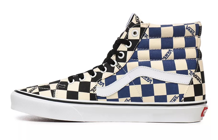 Buy Vans 大格子 SK8-HI '黑色/海军蓝' VN0A4U3CWRT