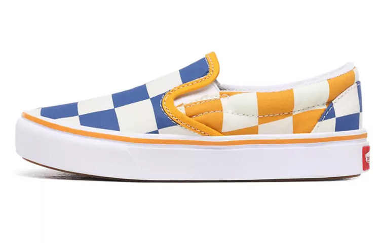 Vans Big Checker Comfycush Slip-On 'Yellow Blue' VN0A4UUBWIV