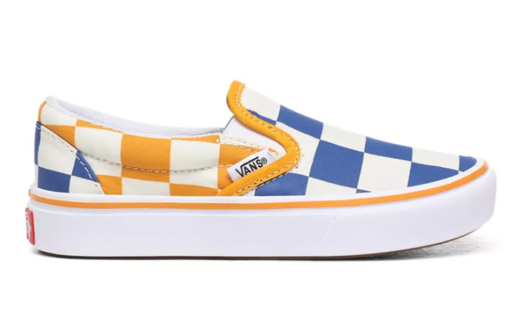 Order 大童 Vans 滑入式 低筒 兒童滑板鞋 黃藍