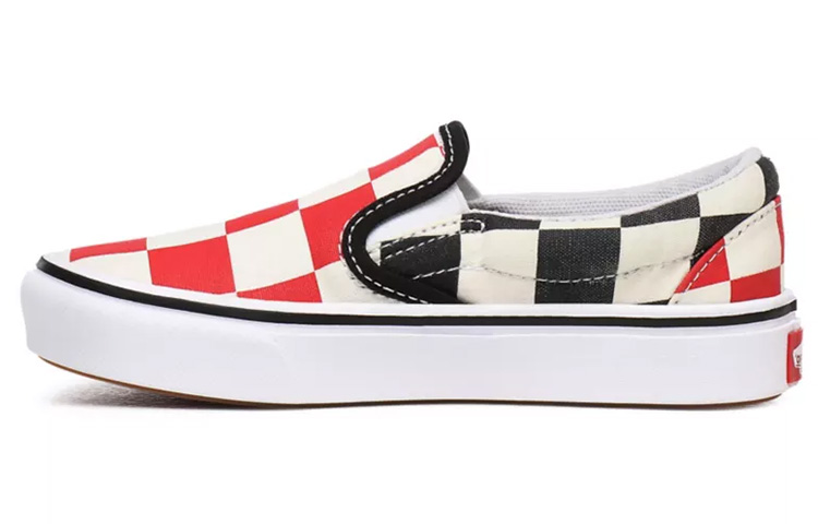 Buy Vans Big Checker Comfycush Slip-On Schwarz/Rot VN0A4UUBXWD