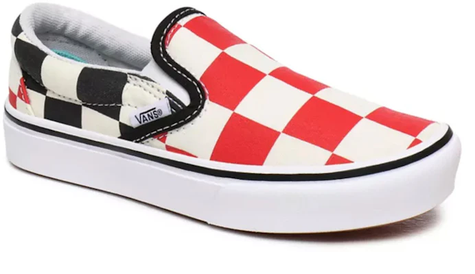 Vans Big Checker Comfycush Slip-On Schwarz/Rot VN0A4UUBXWD Shop Vans Big Checker Comfycush Slip-On Schwarz/Rot VN0A4UUBXWD