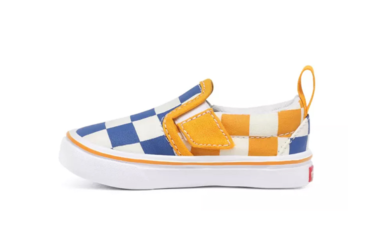 Vans Big Checker Comfycush Slip-On V 'Blue Yellow' VN0A4U37WIV