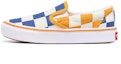 Buy Vans Besar Checker Comfycush Slip-On 'Kuning Biru' VN0A4UUBWIV