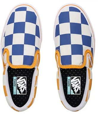 Vans Big Checker Comfycush Slip-On 'Yellow Blue' VN0A4UUBWIV Lookbook Vans Big Checker Comfycush Slip-On 'Yellow Blue' VN0A4UUBWIV