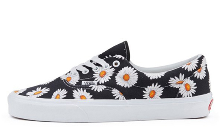 Vans Big Daisies Era Low Tops Casual Skateboarding Shoes Unisex Black VN0A38FRTOZ