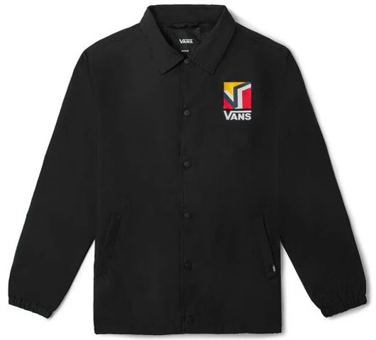 vans-black-casual-coach-jacket-with-collared-windbreaker-design-vn-0-a54-j7-blk