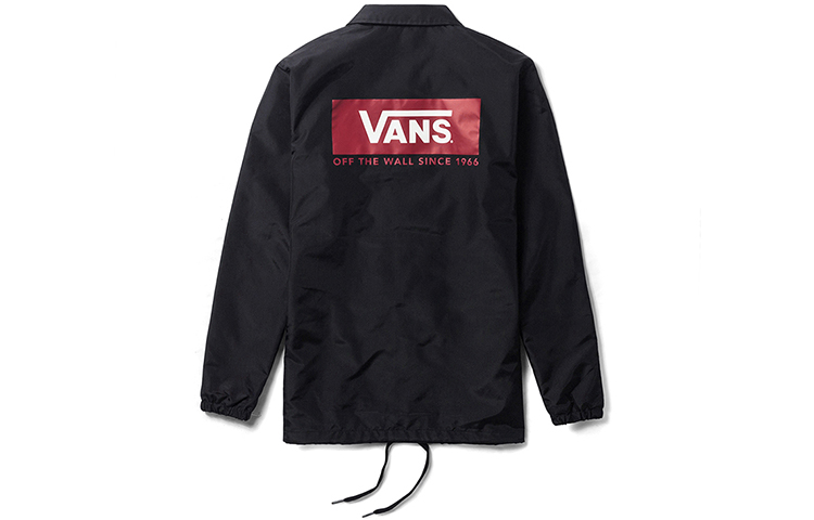 Vans Black Casual Coaches Jacket Unisex VN0A3DGBBLK