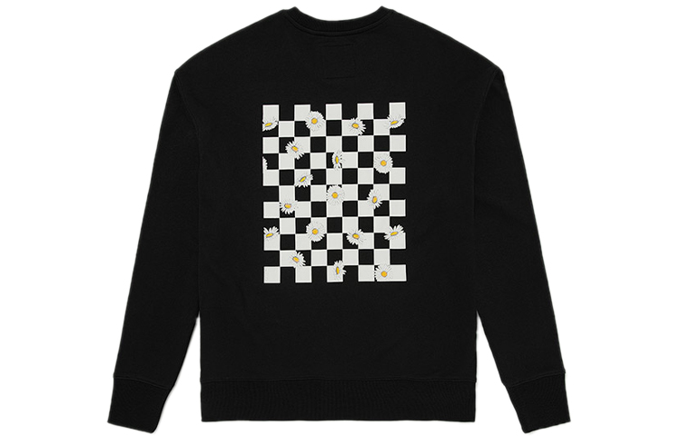 Vans Black Checkerboard Daisy Pullover Hoodie Unisex Black VN0A5H5T-BLK