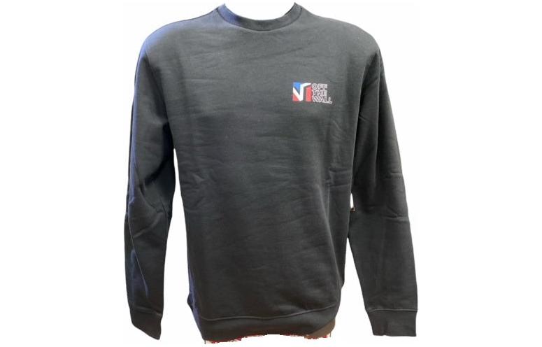 Vans Black Crewneck Long Sleeve Sweatshirt VN0A4RQ8BLK