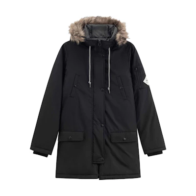Vans Black Hooded Windproof Thermal Jacket VN0A2XDDBLK