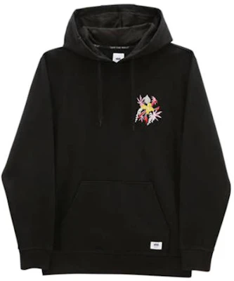Vans 黑色袋鼠口袋花卉印花連帽衛衣 VN0A5KN2BLK Order Vans 黑色袋鼠口袋花卉印花連帽衛衣 VN0A5KN2BLK