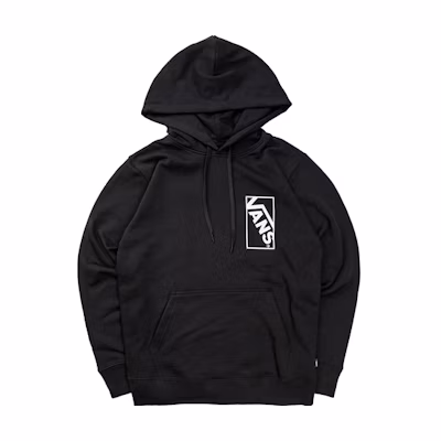 Vans Black Logo Hoodie Unisex Black VN0A48A7BLK