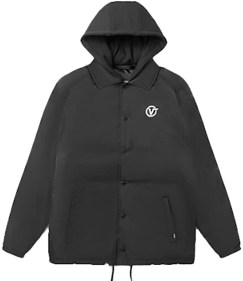 Vans 黑色印花Logo防風保暖連帽外套 VN0A4BPBBLK Lookbook Vans 黑色印花Logo防風保暖連帽外套 VN0A4BPBBLK