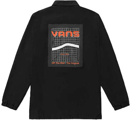 Vans Black Long-Sleeve Printed Back Collared Jacket Unisex VN0A5H8OBLK Buy Vans Black Long-Sleeve Printed Back Collared Jacket Unisex VN0A5H8OBLK