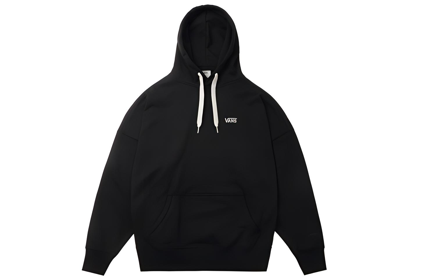 Vans Black Long-Sleeve Pullover Hoodie Unisex VN0A3TYUBLK