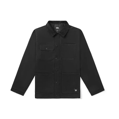 Vans Black Multi-Pocket Outdoor Casual Workwear Jacket VN0A3W2GBLK