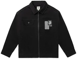 Vans Black Outdoor Workwear Multi-Pocket Zip Jacket with Embroidery Unisex VN0A7Q19BLK Vans Black Outdoor Workwear Multi-Pocket Zip Jacket with Embroidery Unisex VN0A7Q19BLK