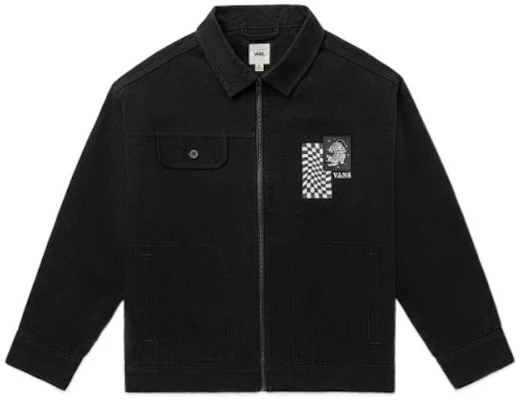 Vans Black Outdoor Workwear Multi-Pocket Zip Jacket with Embroidery Unisex VN0A7Q19BLK Buy Vans Black Outdoor Workwear Multi-Pocket Zip Jacket with Embroidery Unisex VN0A7Q19BLK