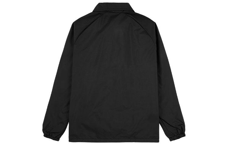 Shop Vans 黑色素面長袖寬鬆版型有領夾克 VN0A5KEYBLK