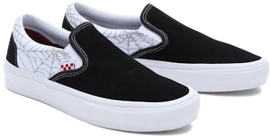 Vans Slip-On 'Black Widow Spider' Hitam Putih VN0A5FCABWT Lookbook Vans Slip-On 'Black Widow Spider' Hitam Putih VN0A5FCABWT