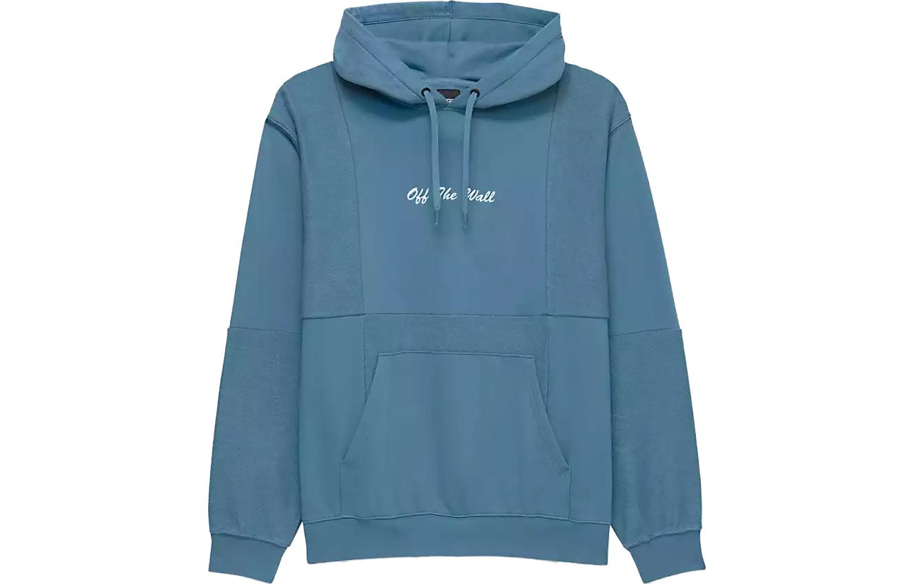 Vans Blocked Pullover Hoodie Unisex Oversized Long-Sleeve in Bluestone VN0008HCJCN