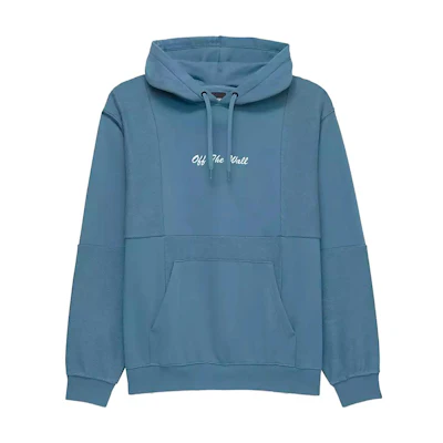 Vans Blocked Pullover Hoodie Unisex Oversized Long-Sleeve in Bluestone VN0008HCJCN