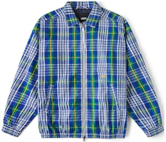 Vans Blue Checkered Collared Casual Jacket VN000H2QCYG Vans Blue Checkered Collared Casual Jacket VN000H2QCYG