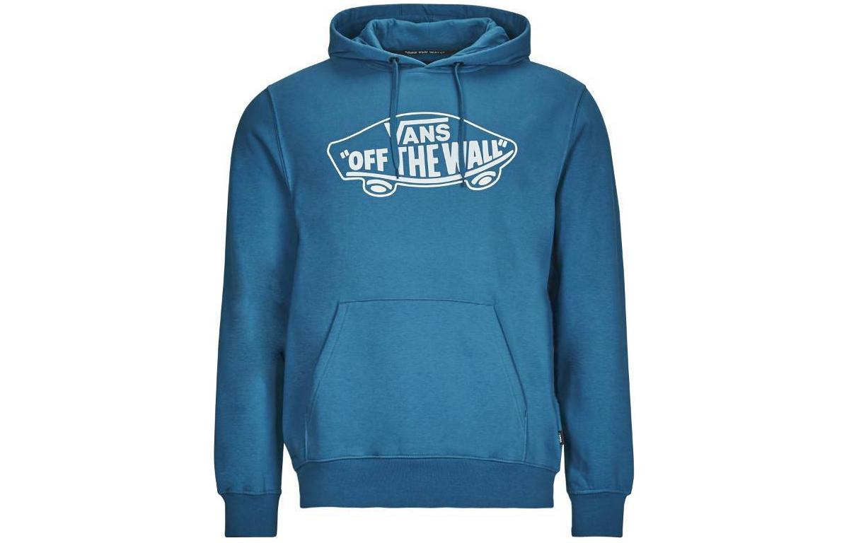 Vans Blue Hoodie with Letter Print Casual American Style Long Sleeve VN0A45CKGC6