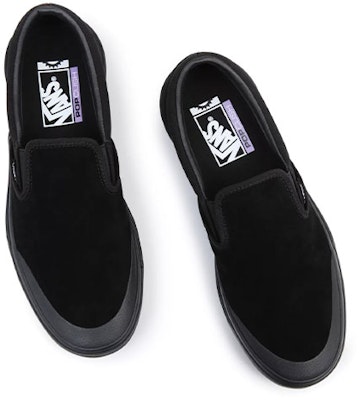 Vans Bmx Slip-On 低筒休閒板鞋 男女同款 黑 Shop Vans Bmx Slip-On 低筒休閒板鞋 男女同款 黑