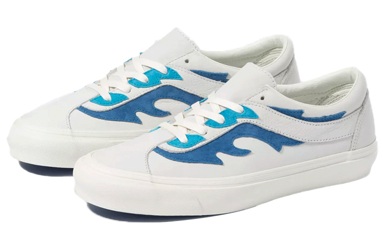 Lookbook Vans Bold Ni Flamethrower 'Putih Biru' VN0A4UVR2OX