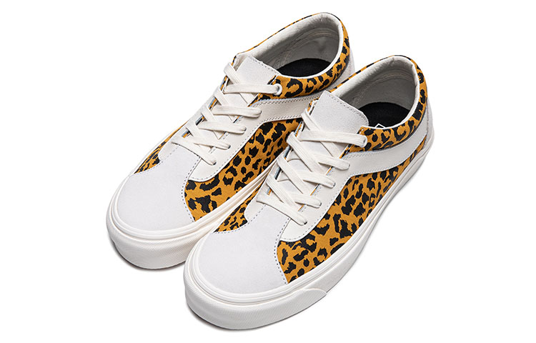 Vans Bold Ni Leopard Shoes 'White Yellow Black' 圖 2