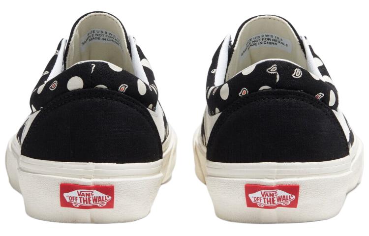 Shop バンズ ボールド ドットペイズリー (黒×白) VN0A5DYA1KP